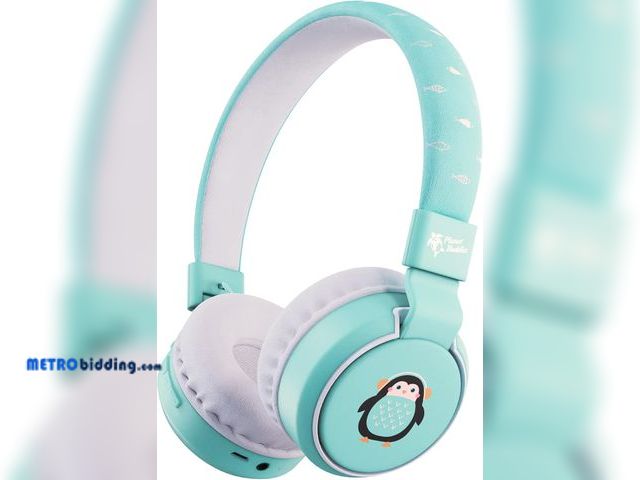 Lot 88-491318 - Planet Buddies Kids Headphones, Foldable Wireless On Ear Bluetooth Headphones for Kids with Micropho...