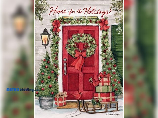 Lot 88-501311 - LANG Holiday Door Classic Christmas Cards (2004047)
