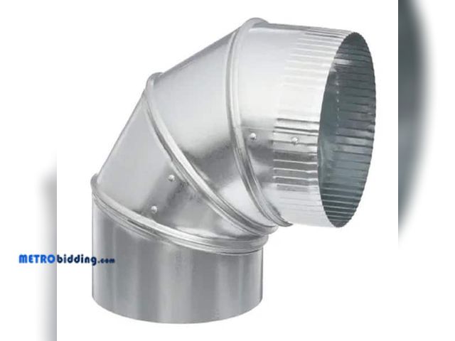 Lot 88-496224 - Master Flow 10 in. 90 Deg. Round Adjustable Elbow 90E10