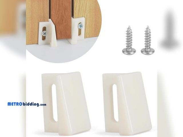Lot 88-485011 - Pack Pocket Door Guide Bottom Sliding Door Guide, 1.125 in Jamb Mounted