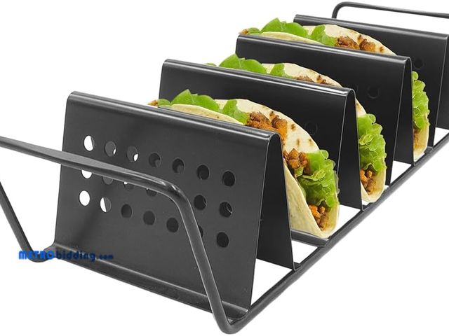 Lot 88-501240 - ZenUrban 870015 3-Taco Cooking Nonstick Grill Rack