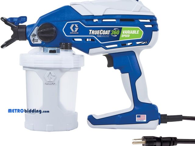 Lot 88-501640 - Graco 26D283 TrueCoat 360 Variable Speed Paint Sprayer