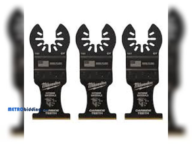 Lot 88-480418 - Milwaukee Tool 1-3/8 -inch Carbide Universal Fit Extreme Wood/Metal Cutting Oscillating Multi-Tool b...