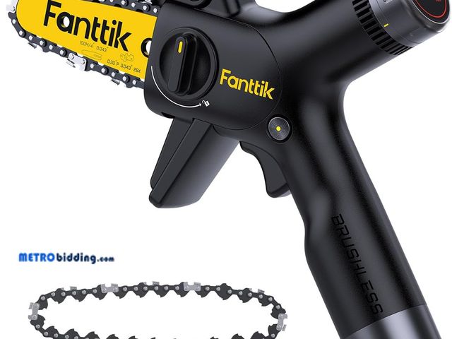 Lot 88-494125 - Fanttik TurboLite W10 APEX Cordless Chainsaw with Brushless External Rotor with 3 Speed Adjustment, ...