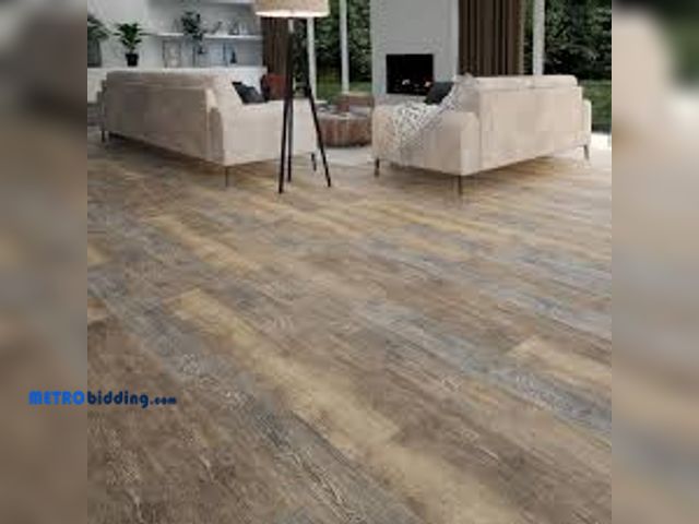Lot 88-491438 - Lifeproof Walton Oak 22 MIL x 7.1 in. W x 48 in. L Click Lock Waterproof Luxury Vinyl Plank Flooring