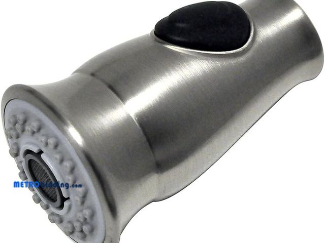 Lot 88-482485 - Danco Traditional Smart Spray Kitchen Sink Faucet Pull Down Faucet Spray Head, Stainless Steel, 1-Pa...