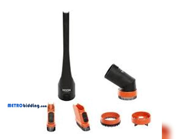 Lot 88-480394 - RIDGID 2-1/2 in. MAX2531 NXT Max Crevice Tool, Dusting Brush Shop Vacuum Attachments with Shoes for ...