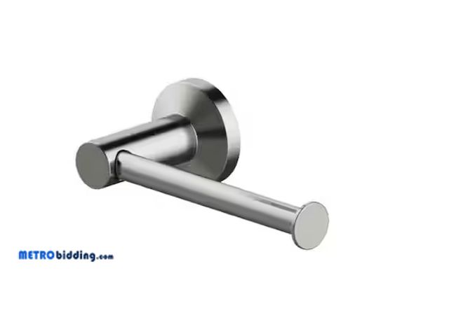 Lot 88-508519 - Glacier Bay Dorind Single Post Toilet Paper Holder in Brushed Nickel 20202- 2004