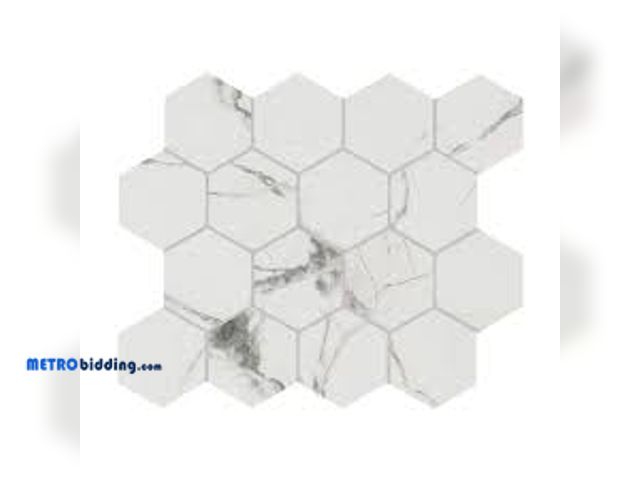 Lot 88-492587 - MSI Lockson Mix 3 in. Hexagon 11 in. x 13 in. x 0.31 in. Matte Porcelain Mosaic Floor and Wall Tile