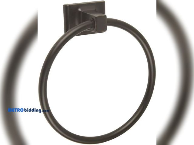 Lot 88-497994 - Design House 539239 Millbridge Classic Towel Ring for Bathroom Oil Rubbed Bronze