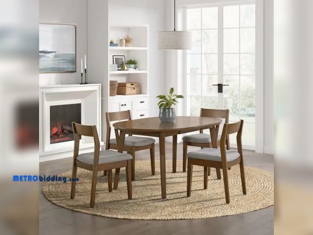 Lot 88-490892 - Rayven Dining Table and 4 Chairs