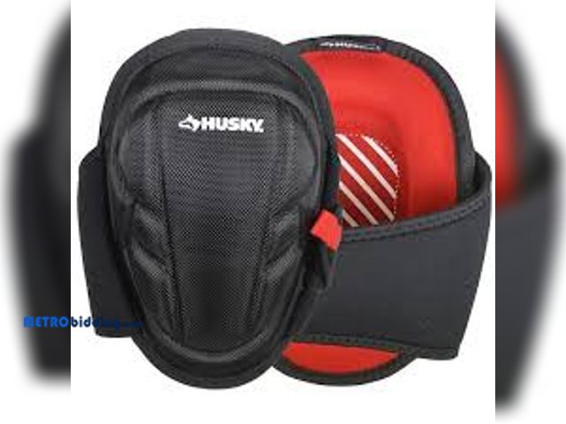 Lot 88-492021 - Husky Gel-Foam Soft Cap Work Knee Pads, slightly used