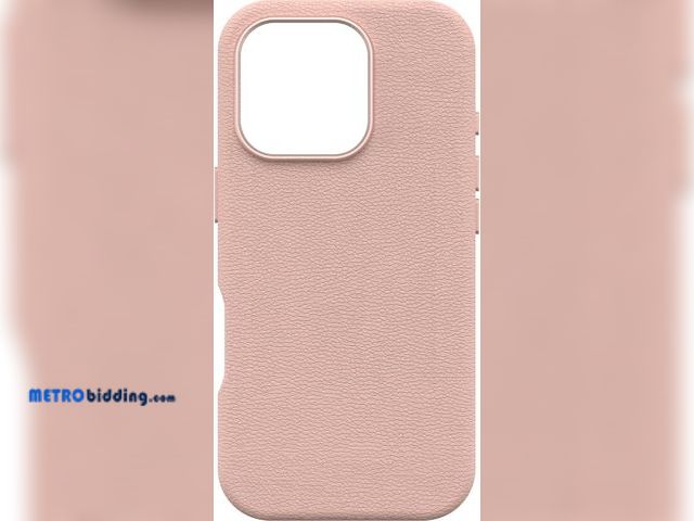 Lot 88-501407 - OtterBox iPhone 16 Pro Symmetry Series Cactus Leather for MagSafe - Ballet Blush Pink