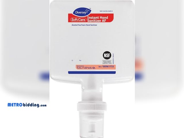 Lot 88-507984 - Diversey Soft Care Instant Gel Hand Sanitizer Af, 1,300 Ml Cartridge, Fresh Scent, 6/carton