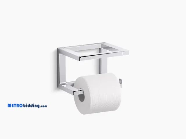 Lot 88-490431 - Kohler Draft®
Pivoting toilet paper holder

K-31750-CP MSRP: $130.30