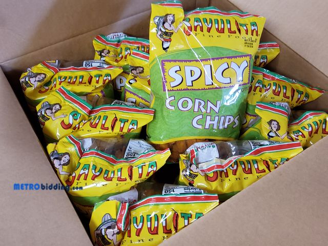Lot 88-464481 - Lot of (12ct) 12oz Spicy Corn Chips Best by 04/2026