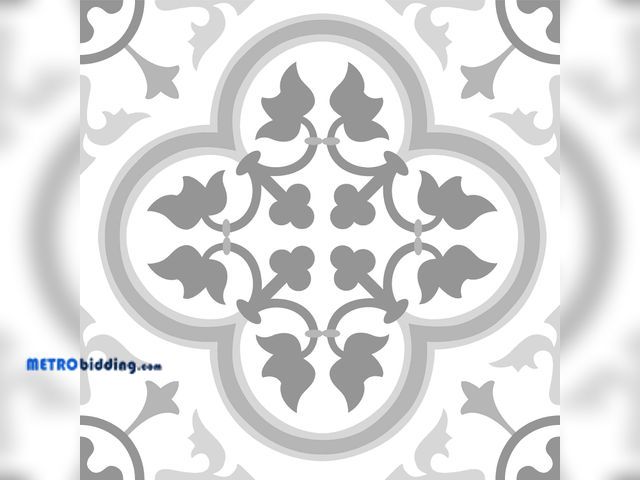 Lot 88-498068 - FloorPops FP2953 Remy Peel &amp; Stick Floor Tiles, Grey