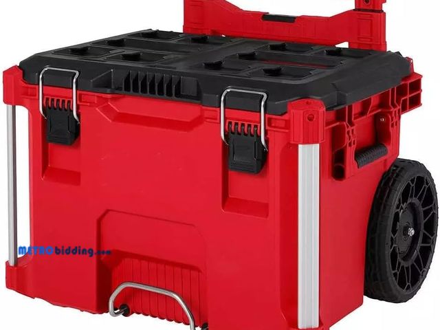 Lot 88-480207 - Milwaukee PACKOUT 22 in. Rolling Modular Tool Box Low Profile Handle 48-22-8427