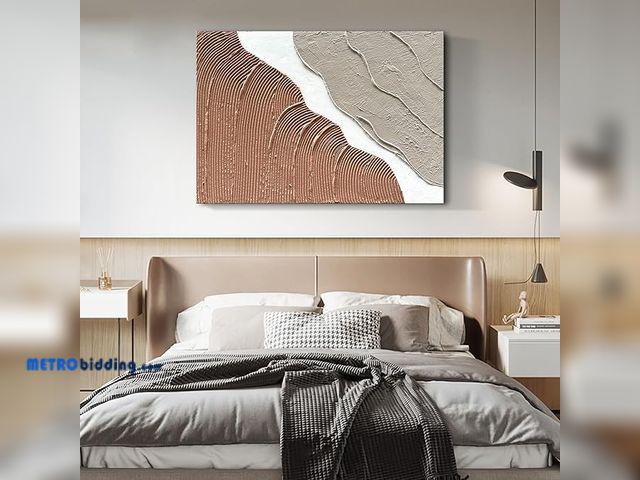 Lot 88-482726 - Limiyer Art 28x40 inches Hand painted Modern Abstract Oil painting Thick Texture Canvas art Oil pain...