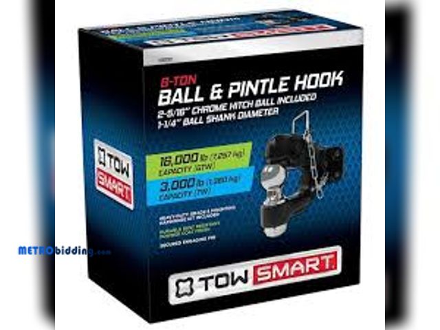 Lot 88-493971 - TowSmart Pintle Hook with 2-5/16 in. Hitch Ball, Bolt-on, 16,000 lb. capacity 1200