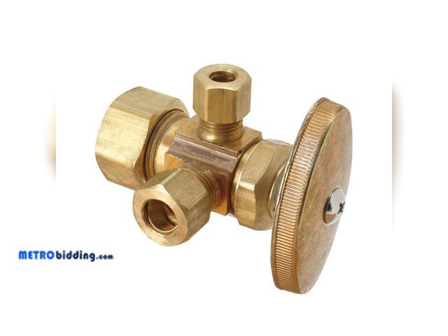 Lot 88-492783 - Lot of (2) BrassCraft 1/2 in. Nominal Compression Inlet x 3/8 in. O.D. Compression x 3/8 in. O.D. Co...