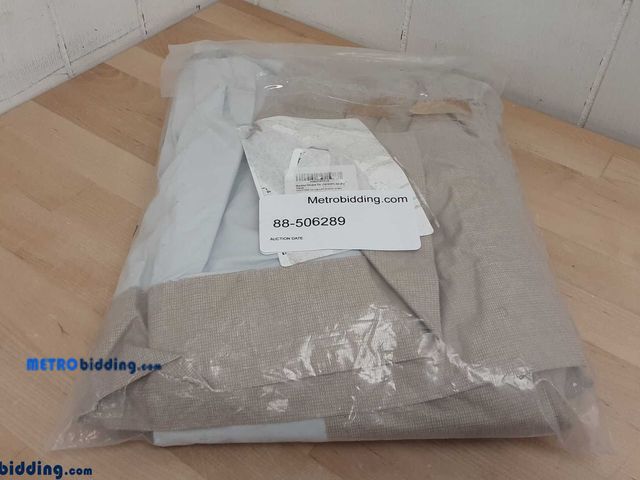 Lot 88-506289 - Sun Zero Columbia Thermal Insulated 100% Blackout Grommet Curtain Single Panel, 50" x 108", Linen Of...