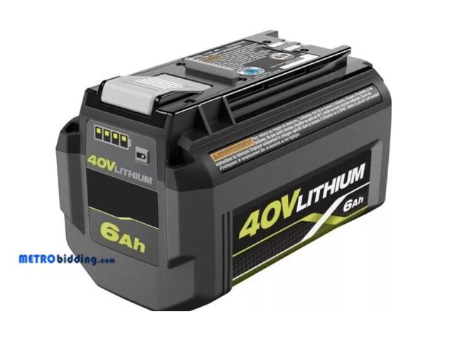 Lot 88-502165 - 40V Volt Lithium-ion 6.0 Ah High Capacity Battery 0P40602 *SEE DESCRIPTION DETAILS*