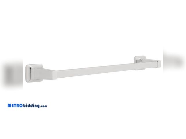 Lot 88-496169 - Franklin Brass Futura 18 in. Wall Mount Towel Bar Bath Hardware Accessory in Polished Chrome D2418PC