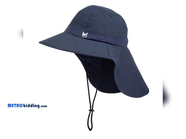Lot 88-492459 - Mission Cooling Wide Brim Polyester Hat-Matrix Navy