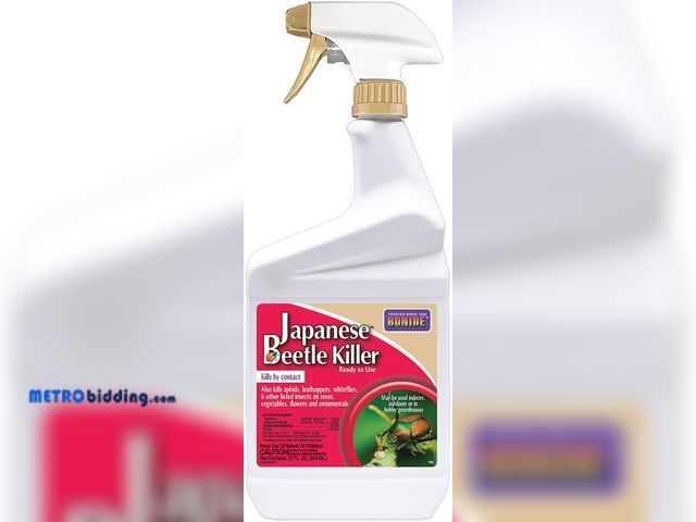 Lot 88-498335 - Bonide Japanese Beetle Killer Ready-to-Use Spray, 32 oz Indoor Outdoor Insecticide for Residential U...