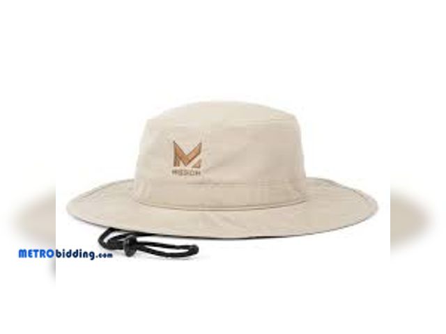 Lot 88-492571 - Mission Cooling Wide Brim Polyester Hat-khaki