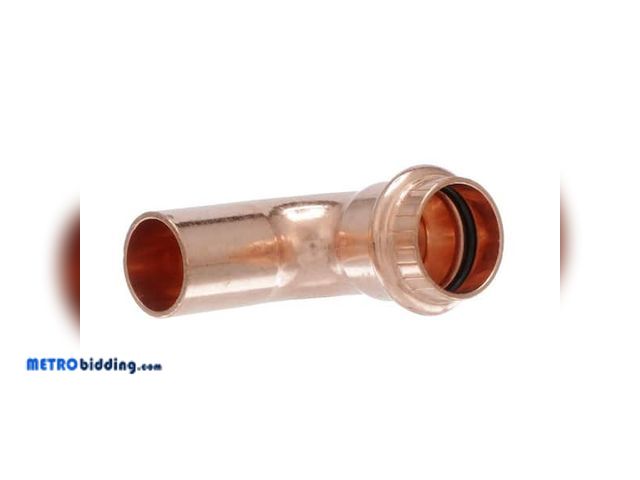 Lot 88-496082 - Viega ProPress 3/4 in. Press x 3/4 in. FTG Copper 90° Street Elbow 77408