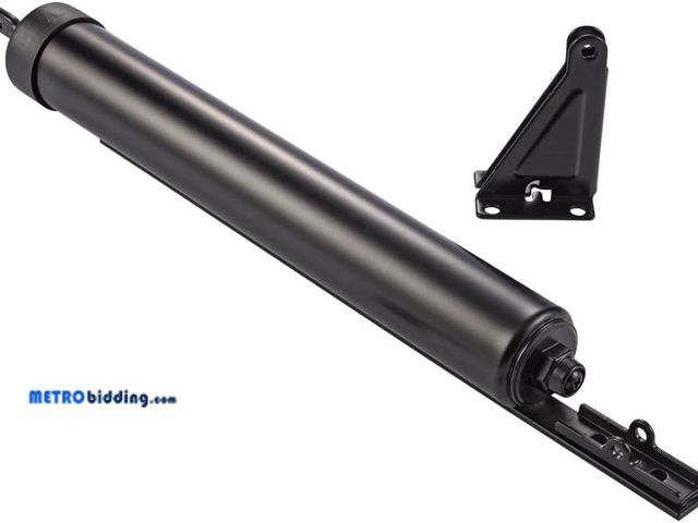 Lot 88-498086 - Ideal Security Quick-Hold Closer for Extra-Heavy Storm Doors with Torsion Bar, Black (1.5-Inch Diame...
