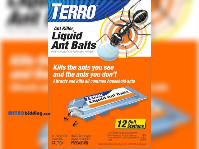 Lot 88-498479 - TERRO Ant Killer Bait Stations T300B - Liquid Bait to Eliminate Ants - Bait System - 12 Count Statio...