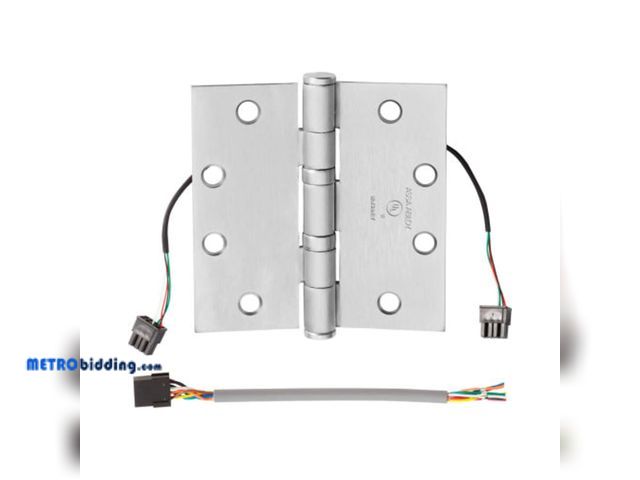 Lot 88-492521 - McKinney TA2714-4 1/2 x 4 1/2 Full Mortise Bearing Hinge, 5-Knuckle