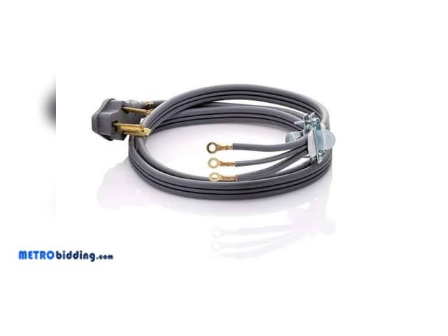 Lot 88-482309 - Everbilt 6 ft 3 Prong 30 Amp Dryer Cord