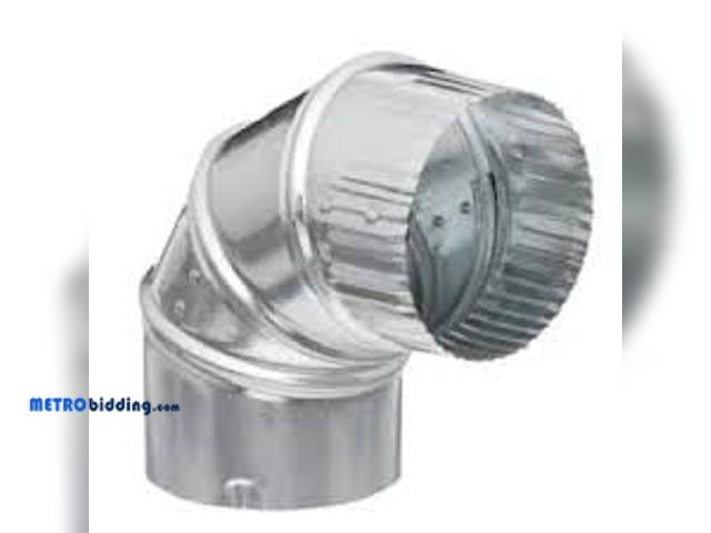 Lot 88-492708 - Master Flow 3 in. 90 Deg. Round Adjustable Elbow