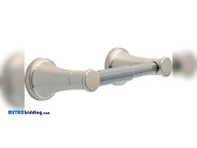 Lot 88-495327 - Delta Casara Wall Mount Spring-Loaded Toilet Paper Holder ,non in original packaging
