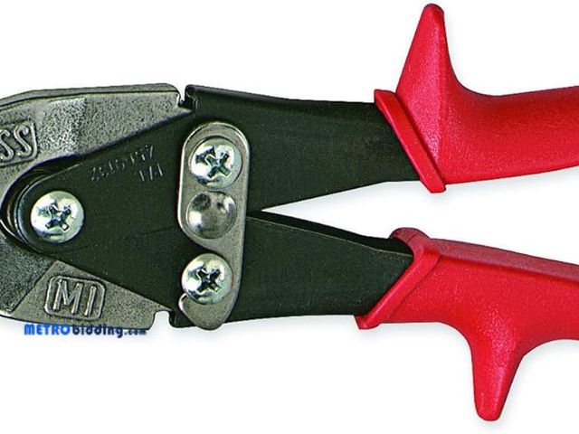 Lot 88-480138 - Wiss M1R 9-3/4" Compound Action Snips, Cuts Straight to Left