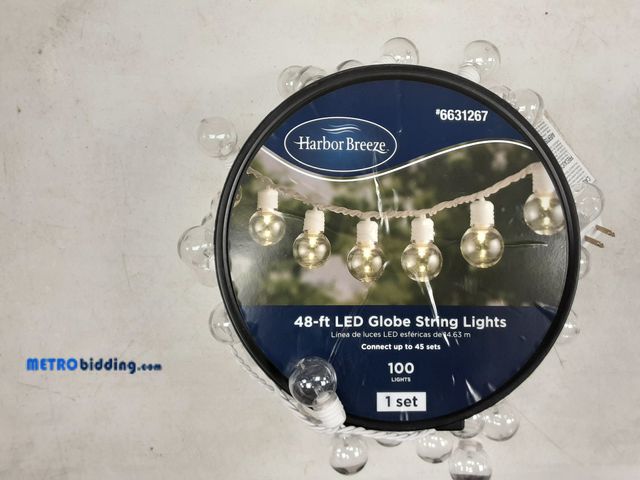 Lot 88-481365 - Harbor Breeze 48-ft Plug-in Brown Indoor/Outdoor