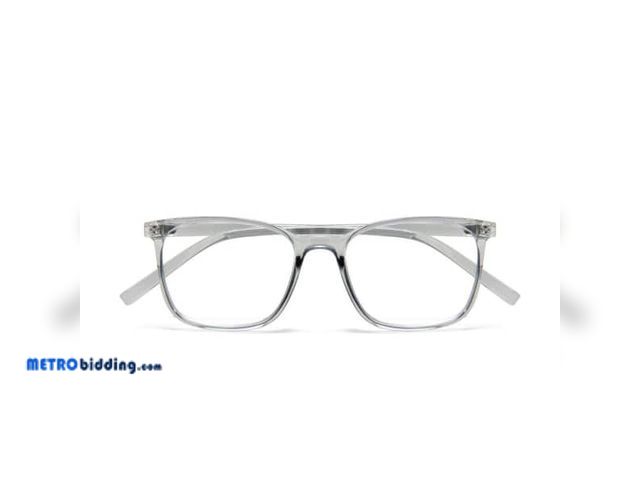 Lot 88-490839 - Magnifeye Rounded Square Clear Frame 1.25 Reading Glasses 85850-08