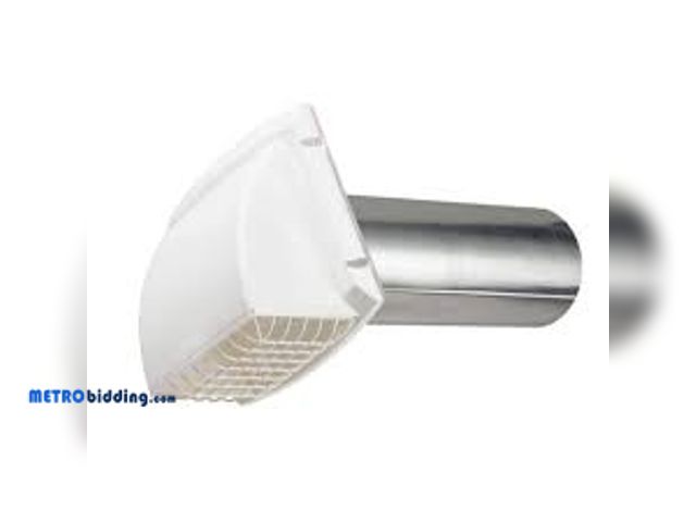 Lot 88-495384 - Everbilt Wide Mouth Dryer Vent Hood in White
