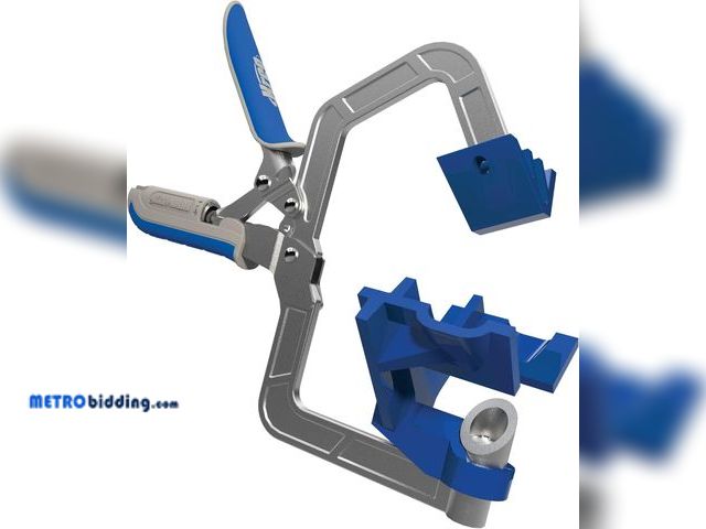 Lot 88-492017 - Kreg KHCCC 90 Degree Corner Clamp - Right Angle - Corner &amp; T-Joint Clamps for Woodworking - Carp...