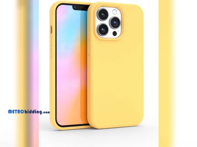 Lot 88-501405 - FELONY CASE – Pastel Yellow iPhone 12 Pro Max Case – Liquid Silicone Phone Cover | Wireless Charging...
