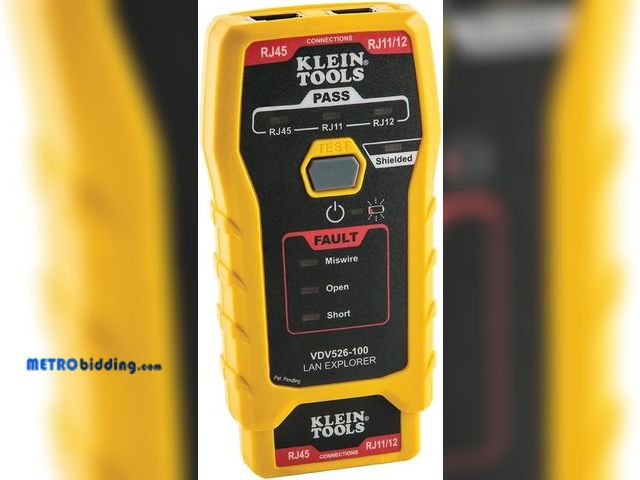 Lot 88-501437 - Klein Tools VDV526-100 Network LAN Cable Tester, VDV Tester, LAN Explorer with Remote