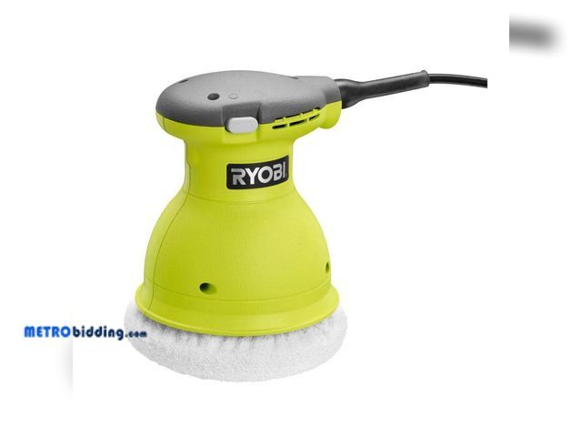 Lot 88-491891 - RYOBI 0.5 Amp Corded 6 in. Orbital Buffer/Polisher RB61G , floor model