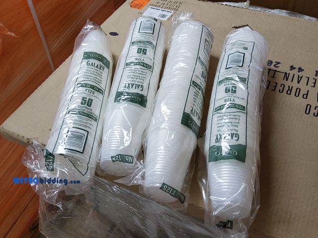 Lot 88-494201 - Lot of (200) Conex Galaxy Polystyrene Plastic Cold 12 oz Cups