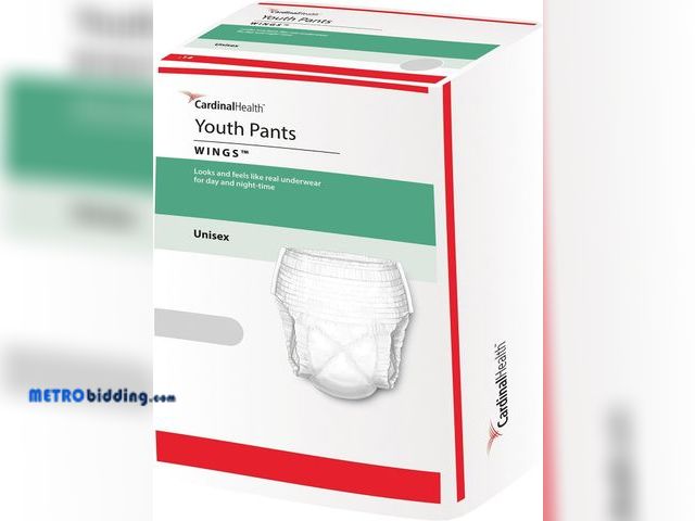 Lot 88-498635 - Cardinal Health Pull-On Underwear for Boys and Girls - Disposable Youth Training Pants with Tear Awa...