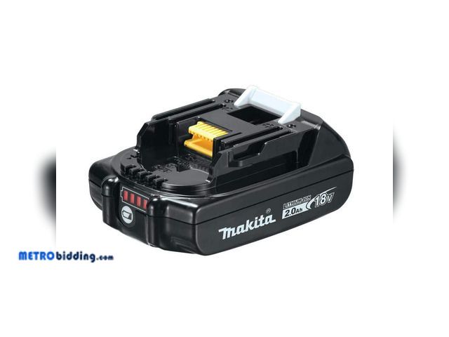 Lot 88-491744 - Makita 18V LXT Lithium-Ion Compact Battery Pack 2.0Ah with Fuel Gauge BL1820B