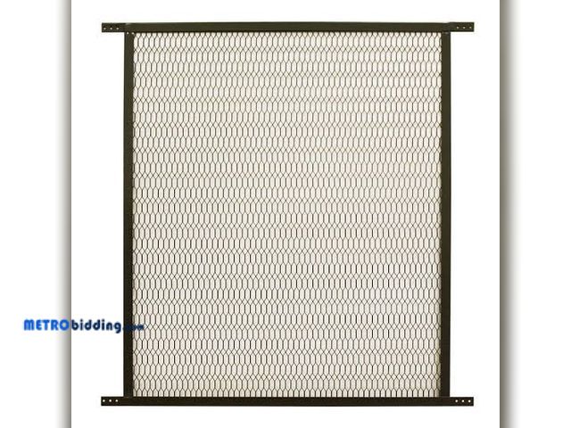 Lot 88-501644 - Unique Home Designs 30 in. x 30 in. Black Steel Pet Grille